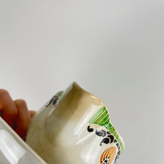 Image 1 of Sarreguemines "Maroussia" gravy boat, early 20th century