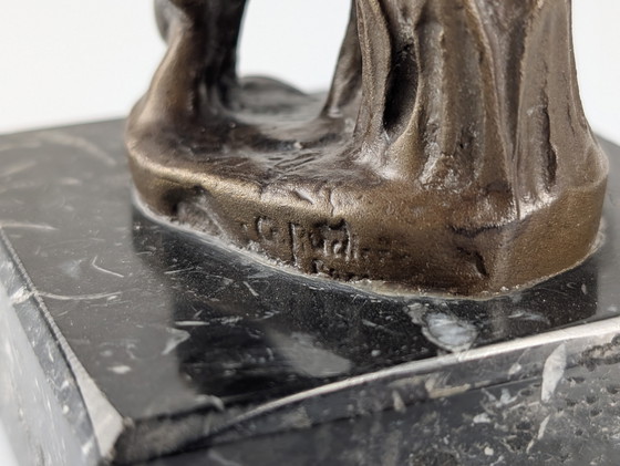 Image 1 of Scultura in bronzo "Birdman" di Salvador Dalí