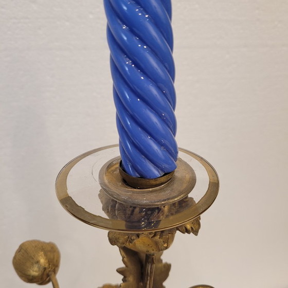 Image 1 of Candelabro / Lampada, ormolú e porcellana, Victor Paillard, Napoleone III, 1870 - Francia