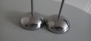2 x vintage modernist candlestick IKEA