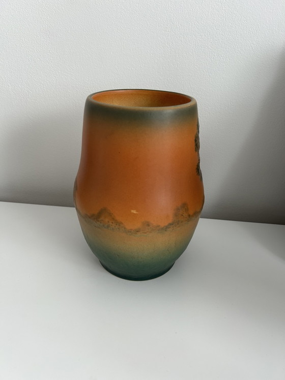 Jarrón danés de cerámica Art Nouveau - P. Ipsens Enke 1909 J. Steenstrup – Jarrones, Ceramic (photo 5 of 6)