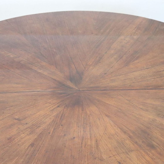 Image 1 of Antique Round Table in Walnut, Italy Early 19th Century