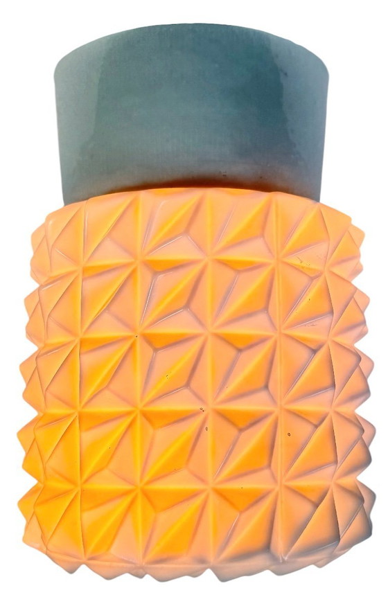 Image 1 of Lampada da soffitto vintage in porcellana bianca, anni '70