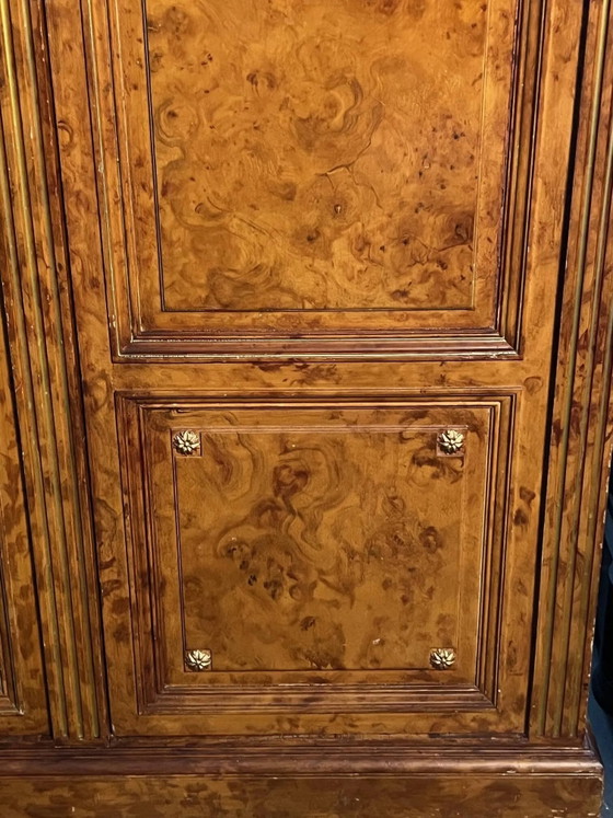 Louis XVI stijl Boekenkast., Boekenkasten, Hout, Bruin (foto 5 van 7)