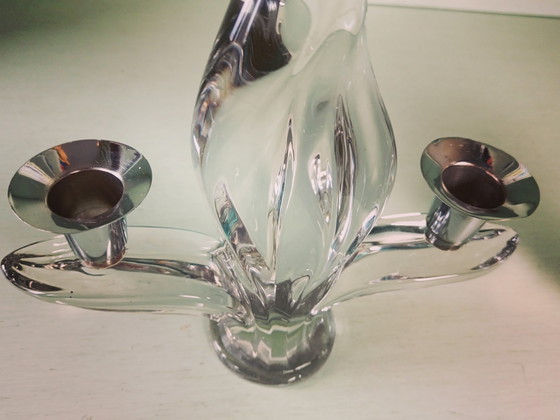 Image 1 of Candeliere in cristallo Art Vannes France anni 50 - 60