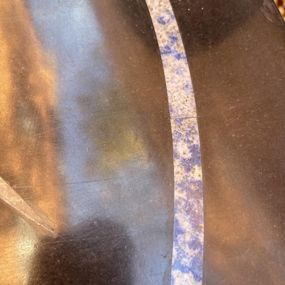 Large Table Top with Lapis-Lazuli Marble Inlay, 1960s – Table accessories, Mid Century Modern (photo 9 of 17)