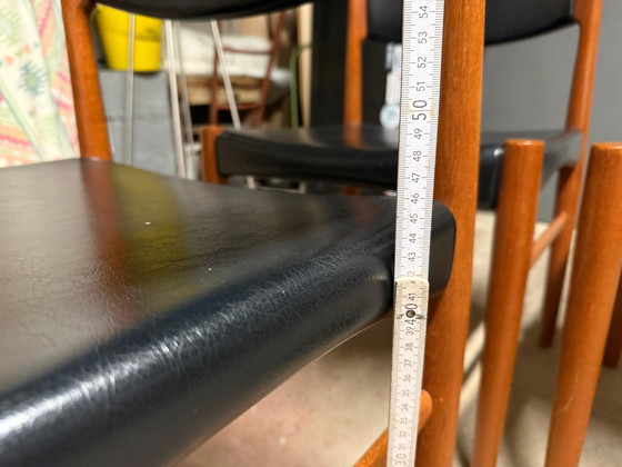 Image 1 of Conjunto de mesa y sillas de teca, Grete Jalk, década de 1970, Glostrup danés, mediados de siglo