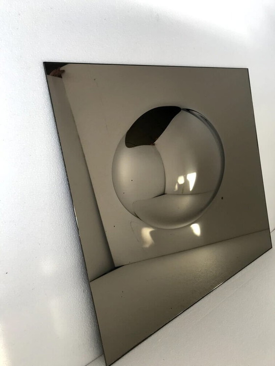 Image 1 of Bronzen vlakke en bolle spiegel