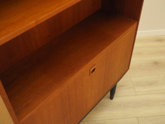 Image 1 of Teakhouten boekenkast, Deens design, jaren 70, gemaakt in Denemarken.