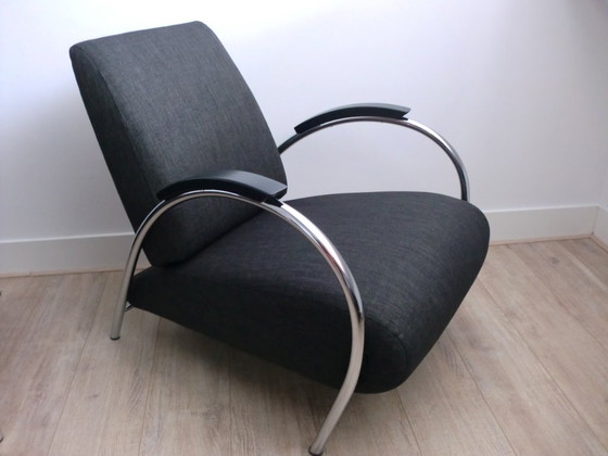Gelderland 5770 Design Jan Des Bouvrie Come Nuovo 2x – Poltrone, Chrome (photo 2 of 7)