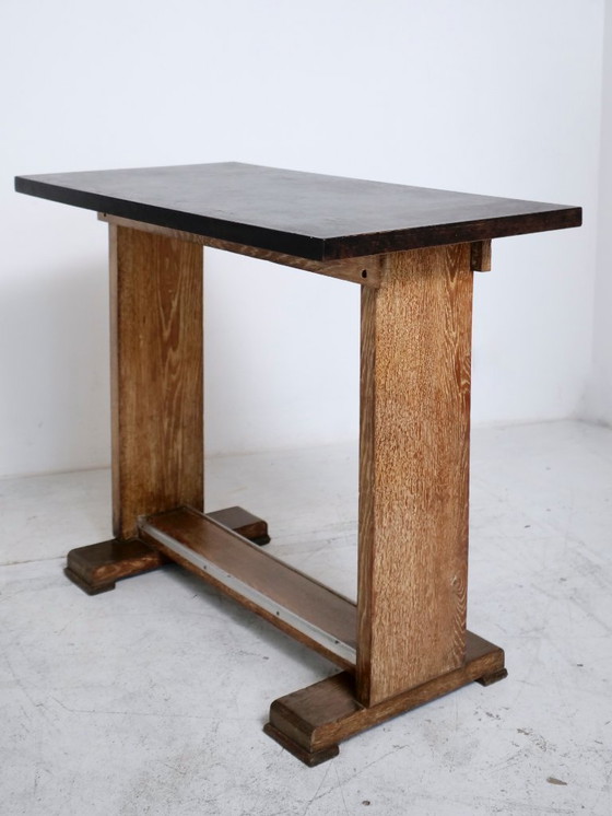 Image 1 of bistro table, modernist Art Deco console table, 1930s