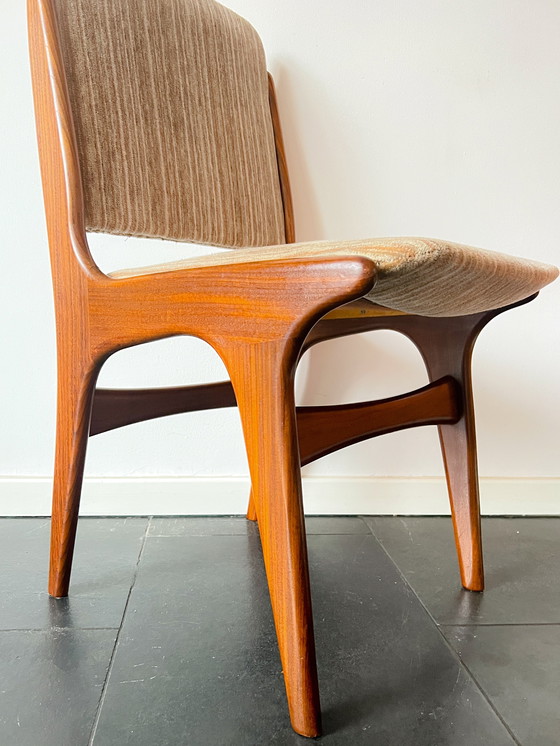 Image 1 of Vintage Chair - Mahjongg Netherlands - Johannes Andersen - Wood, Fabric - 60s/70s - Scandinavian Style