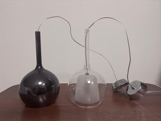 Image 1 of Italian design Penta Glo pendant lamps 2 pcs.