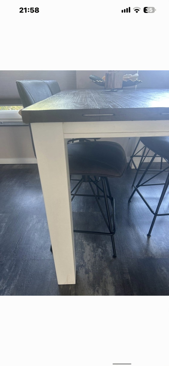 High Kitchen Table H&H with Xooon Swivel Chairs – Dining tables, Wood (photo 6 of 7)