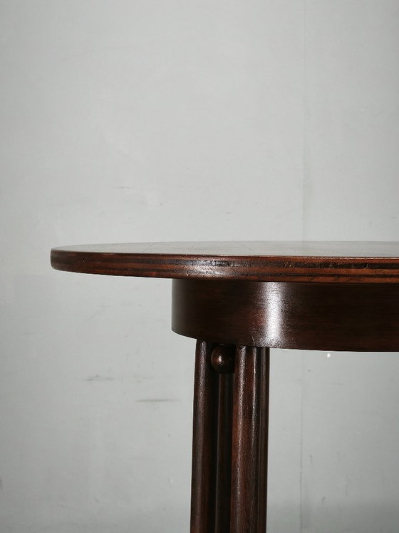 Image 1 of Fledermaus Vienna Secession Bentwood Table, Austria, circa 1900
