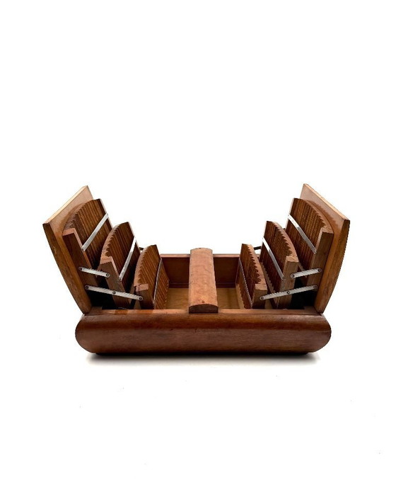 Image 1 of Art Déco wood cigarette box, Italy 1940