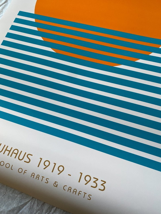 Image 1 of Bauhaus - Zonsondergang 1924 - Minimalistische Kunst - Poster 70 x 100 cm