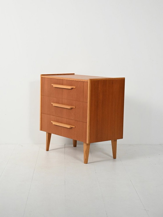 Image 1 of Scandinavian Chest of Drawers ’50s–’60s in Teak and Oak