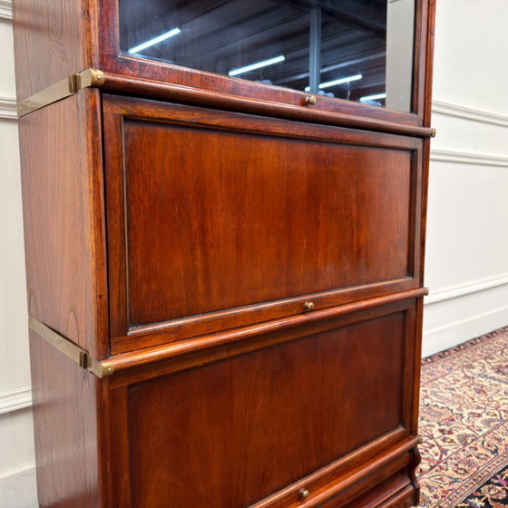 Bibliothèque anglaise de style Globe Wernicke – Verre, Bois (photo 11 of 12)