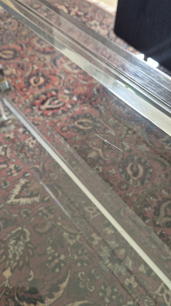 Image 1 of Couchtisch aus Acrylglas/Plexiglas und Glas, Regency-Stil der 1970er Jahre