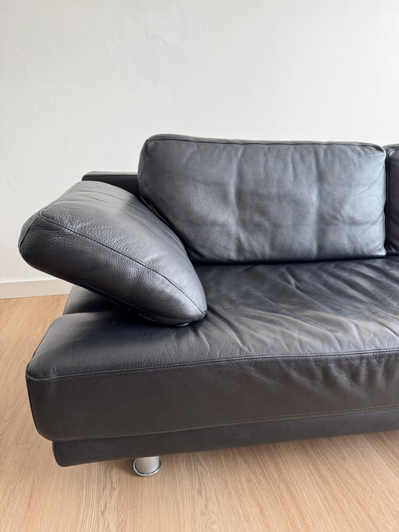 Image 1 of Rolf Benz 355 Cuir Noir