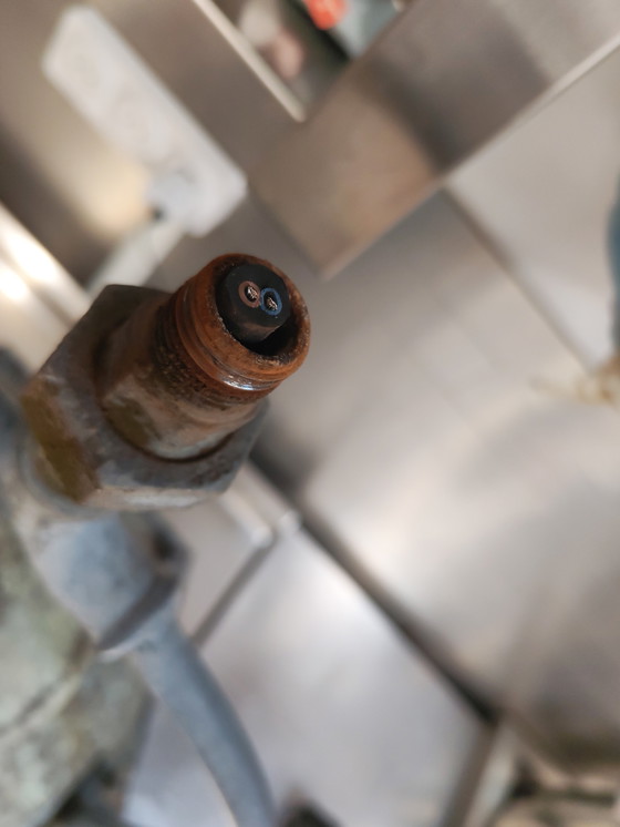 Image 1 of Antique Claude Lefebvre Copper Street Lantern & Wall Bracket