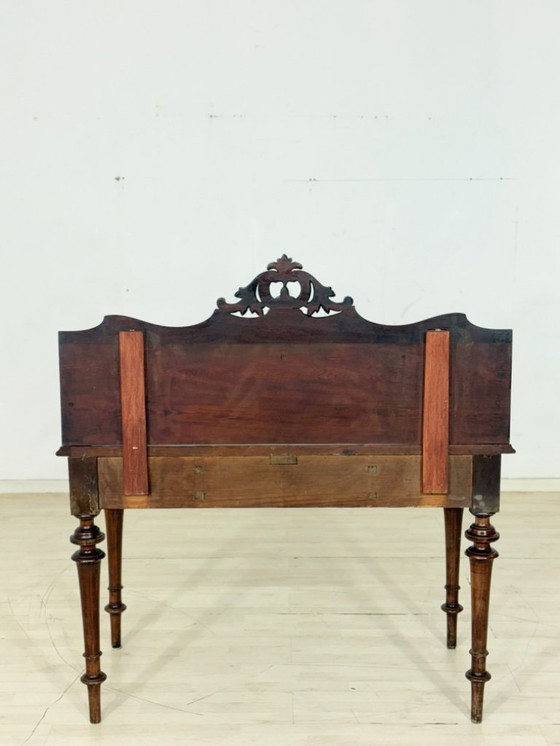 Image 1 of Beautiful antique Gründerzeit desk, office table, circa 1880