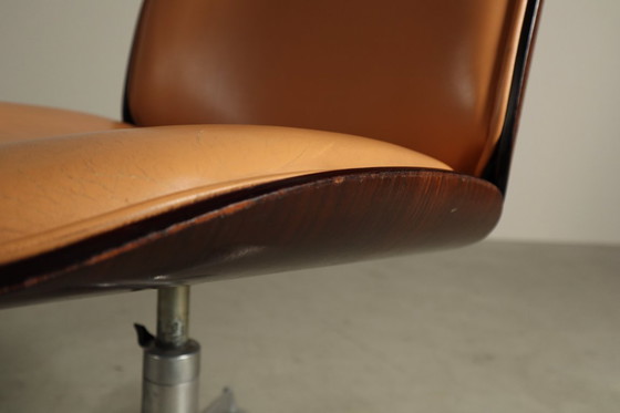 Image 1 of ‘Parioli’-bureaustoelen van Ennio Fazioli voor MIM Roma, Italië, jaren 60