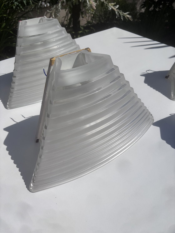 Image 1 of 4x lampade da parete Artemide 'Pergamo 38' di Angelo Mangiarotti