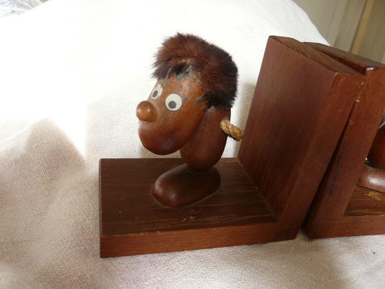 Image 1 of Paire Serre-Livres Vintage 1950s 60s Hans Bolling