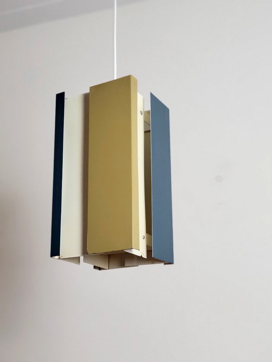 Image 1 of Modernistische Pendelleuchte von J.J.M. Hoogervorst für Anvia, 1950