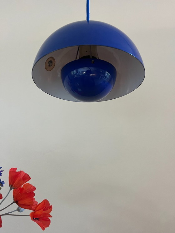 Image 1 of Vaso da fiori vintage Louis Poulsen 2x - Verner Panton - VP1