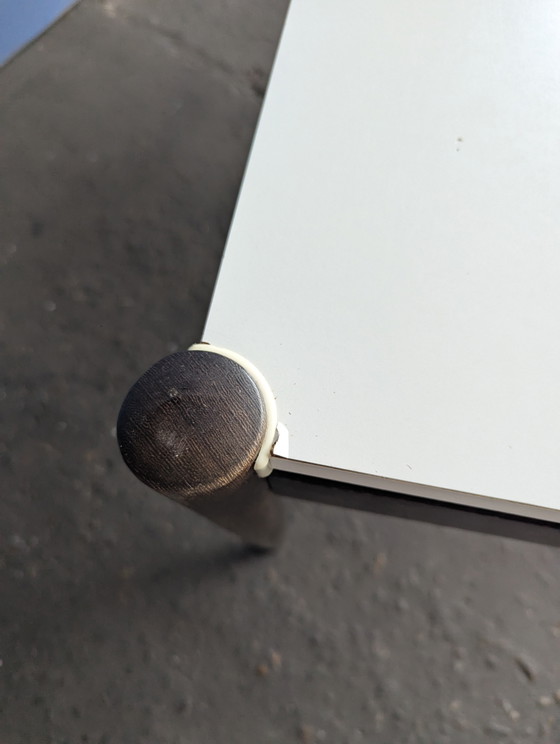 Image 1 of Vintage witte formica & wenge eettafel, Pastoe