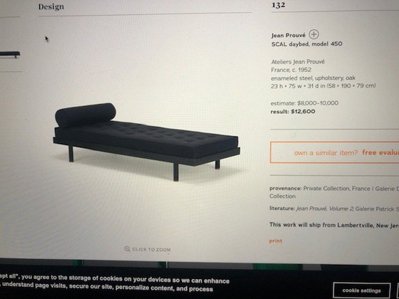 Image 1 of Jean Prouvé "S.C.A.L." Daybed