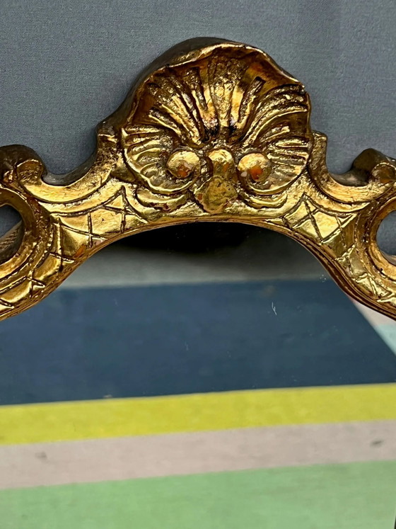 Paire de miroirs dorés, 97 x 28 cm – Plastic (photo 3 of 6)