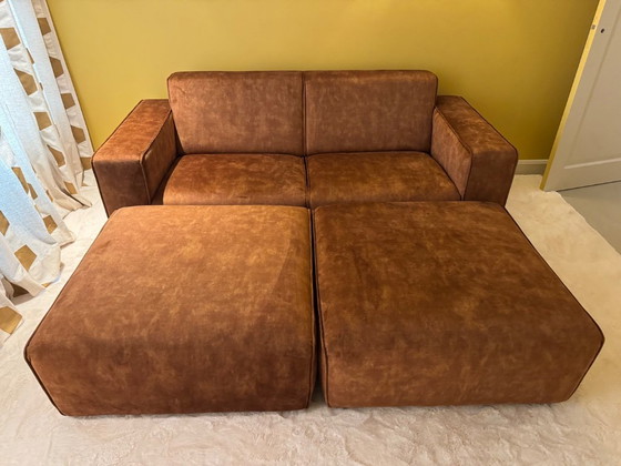Image 1 of New Sevn Elise 3-Seater Sofa + 2x Stools