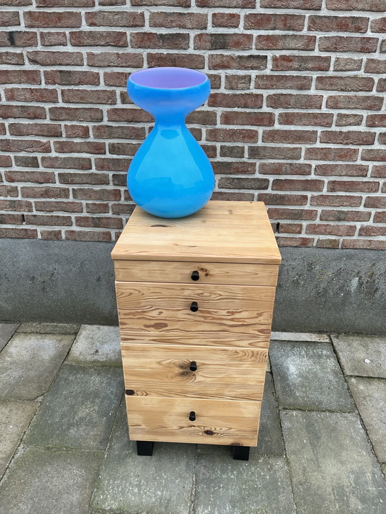 Image 1 of Vintage large space age Murano vase