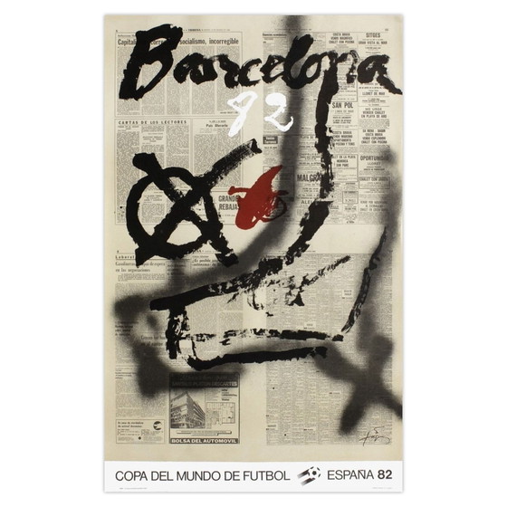 Image 1 of Antoni TAPIES Copa del Mundo de Futbol Affiche 1982