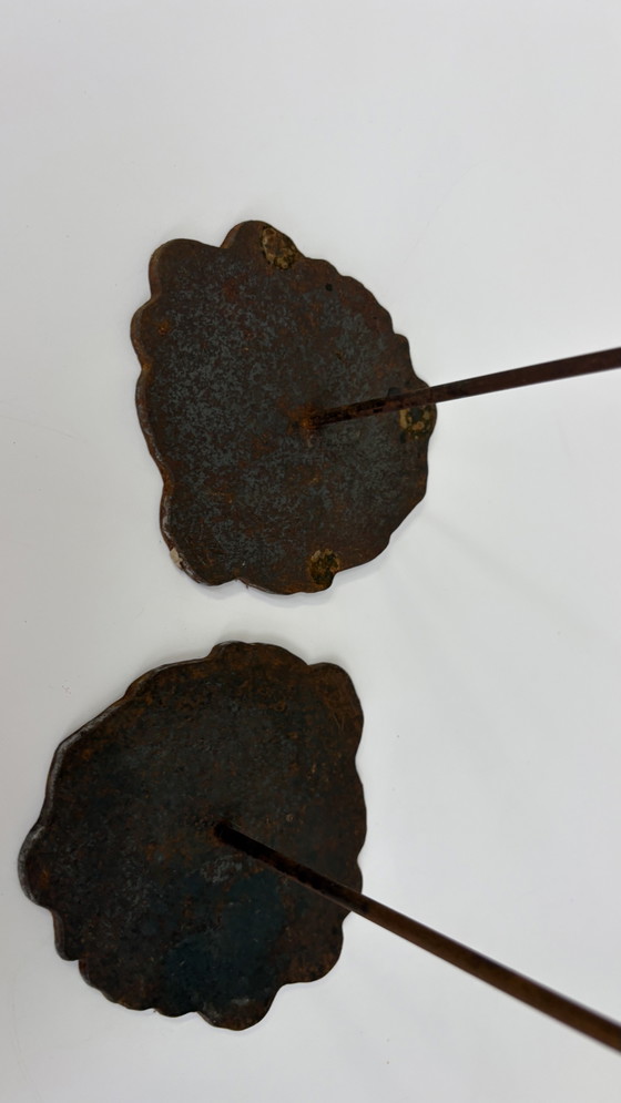 Vintage Brutalist Vloerkandelaars Pieter Spruyt Dutch Design – Kandelaars en kaarsen, Metal, Iron (photo 10 of 15)