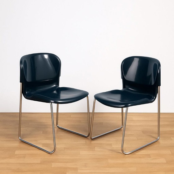 Image 1 of Sedia retrò Drabert SM400K, Germania Ovest, anni '80, set di 2