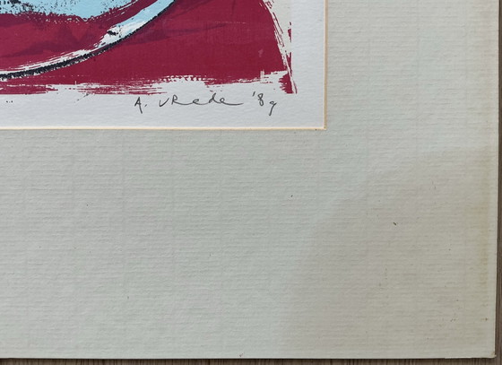 Anton Vrede - “Sol-Ya-Koo”, serigrafia (incorniciata) – Arte, Carta, Legno (photo 14 of 14)