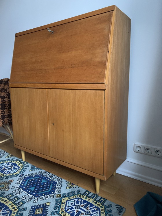 Image 1 of 60er-Jahre Sekretär aus Holz – Mid-Century Design