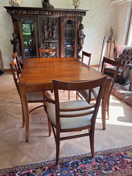 Komplettes Roche Bobois Set – Esszimmerstühle, Wood (photo 6 of 6)