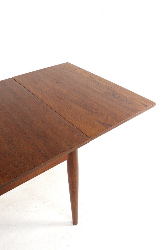 Image 1 of Lübke extendable rectangular dining table vintage
