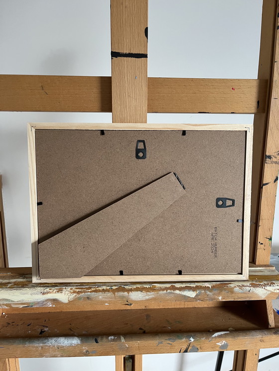 Image 1 of Encre sur papier « blue jean » 250g.  Format 21x30cm