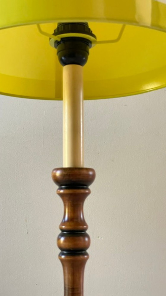 Lampada a Candeliere Effetto Noce Vintage – LUMILIGHT, Lampade da tavolo, Polyester (photo 14 of 17)
