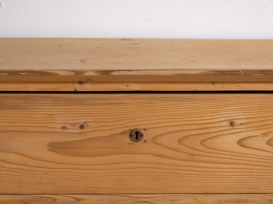 Antique solid pine chest of drawers – Carved rustic European dresser – circa 1900 (photo 40 of 40)