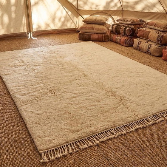 Beautiful simple natural wool rug 200/300, Rugs & carpets, Beige (photo 2 of 8)