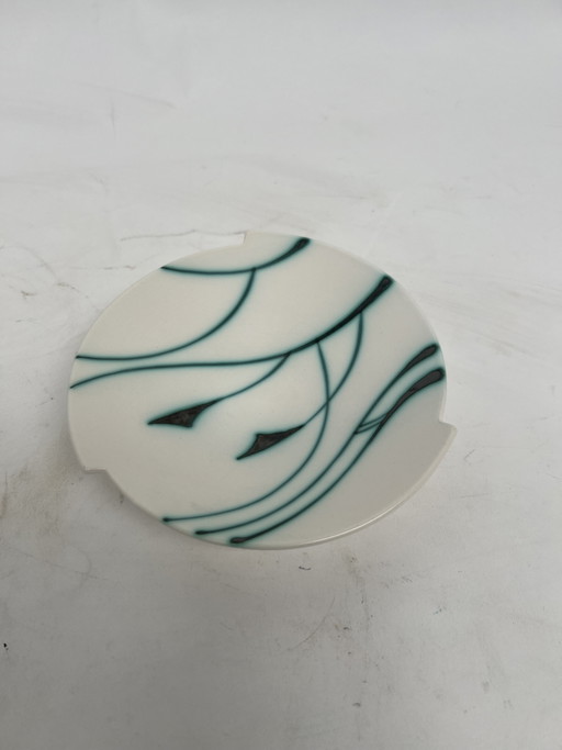 Piatto Vintage - Serie: Liane / Plateelbakkerij Flora Gouda Anni '50 – decoratieve objecten, Ceramic