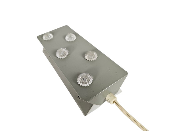 Image 1 of Herda Almelo - Vintage Bedlamp - Grijs - Sterren - Wandverlichting - 70's